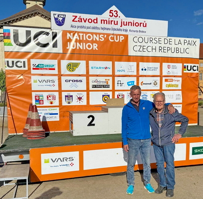 T&auml;ve Schur (rechts) und sein langj&auml;hriger Freund 