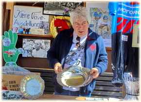 G&uuml;nter Grau beim Event &bdquo;Historic Mobil Vintage&ldquo; in Tangerm&uuml;nde