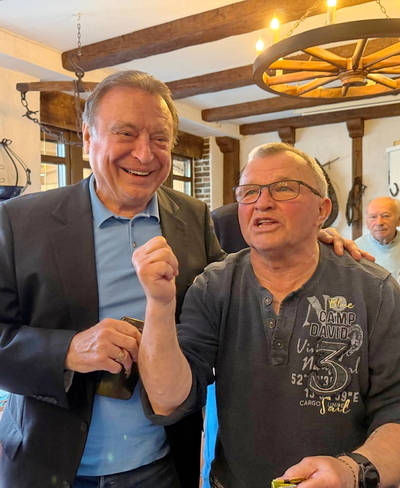 Thomas Huschke und Klaus Gr&uuml;nke 