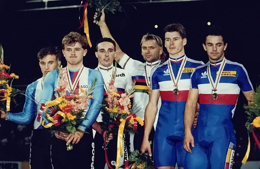 Emanuel Raasch und Eyk Pokorny bei der Weltmeisterschaft 1991 in Stuttgart