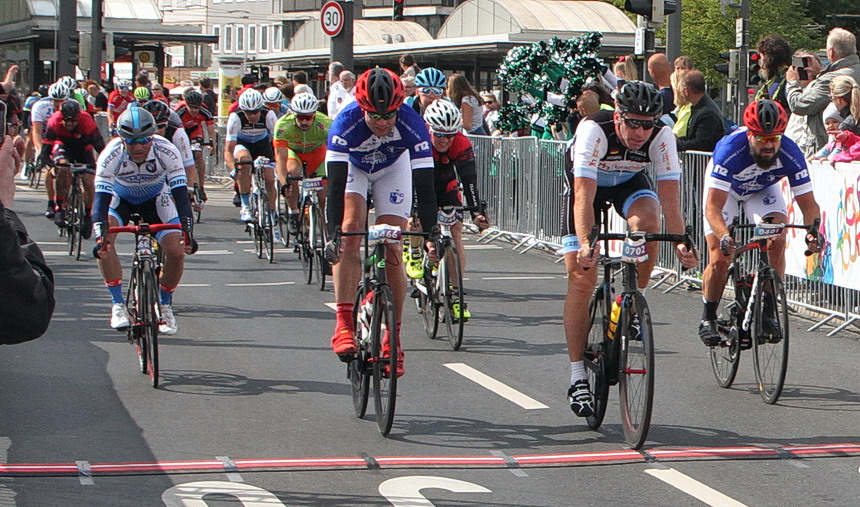 Der Sprint der 2. Gruppe