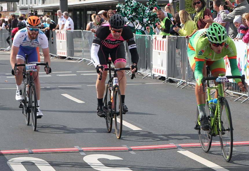 Der Sprint der 3. Gruppe